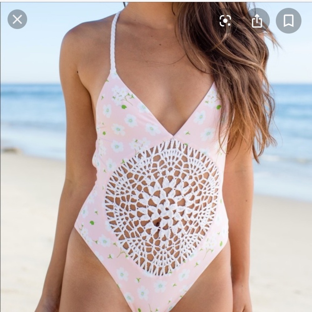 COPY - Frankie’s Bikinis Poppy one-piece, Sz L